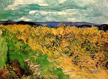  blumen galerie - Weizenfeld mit Kornblumen Vincent van Gogh Szenerie